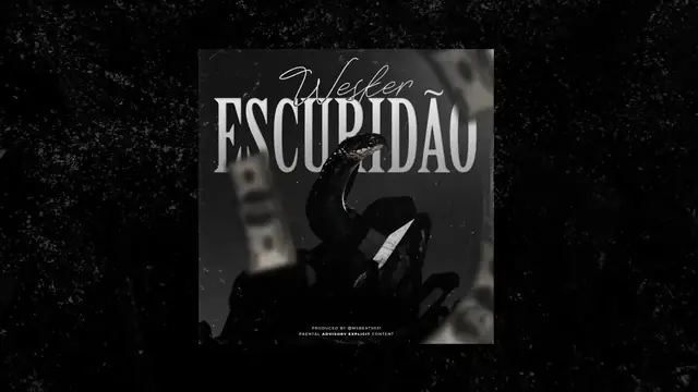 Capa de Escuridão, em preto e branco